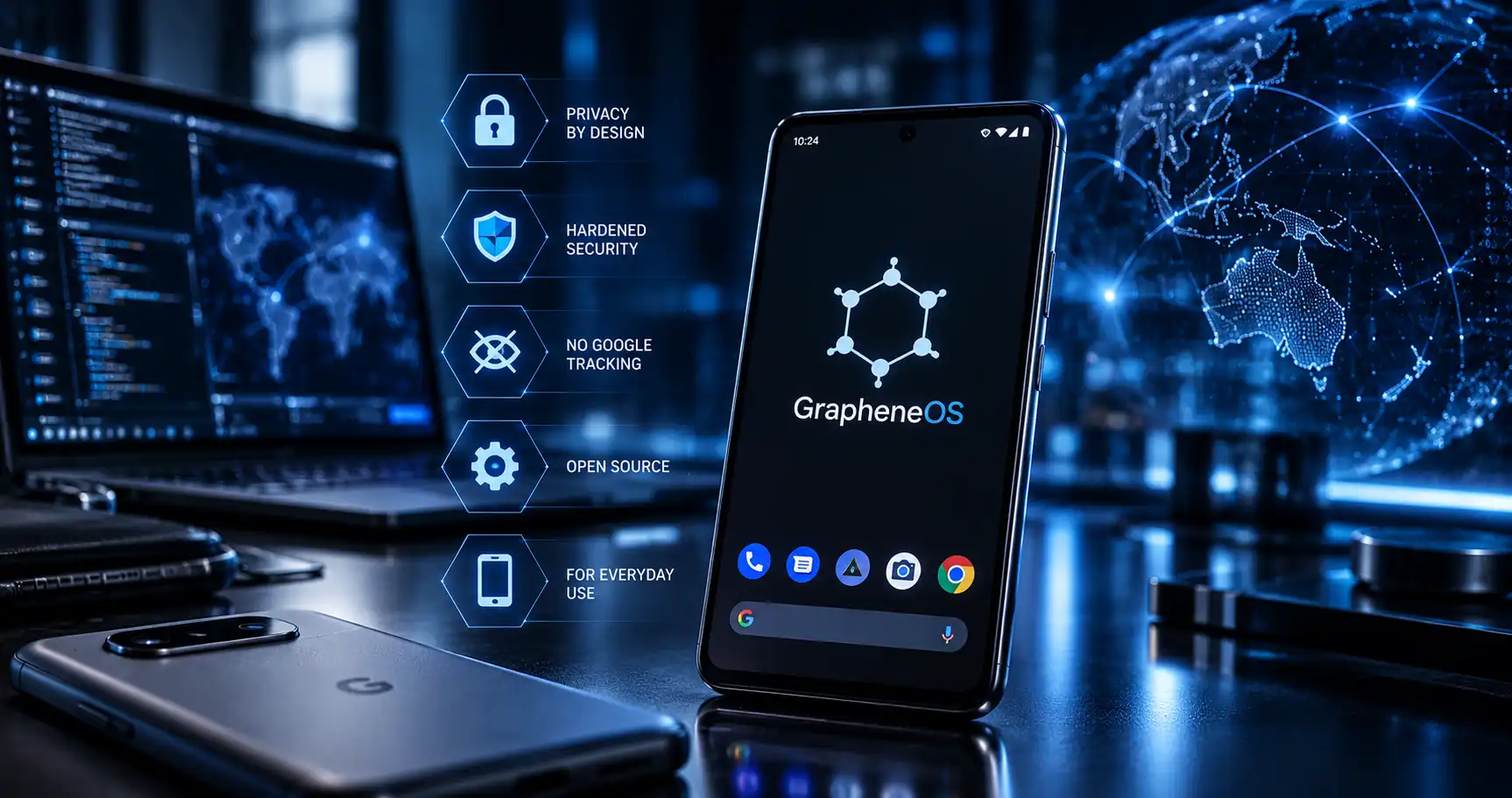 GrapheneOS Privacy Hardened Phones